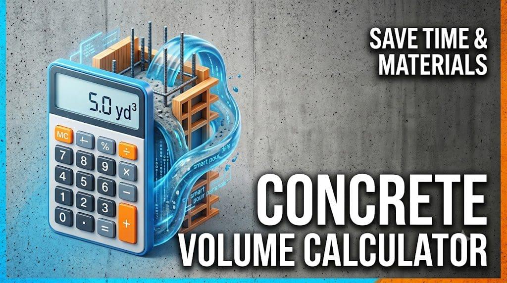 What is the best concrete volume calculator for construction