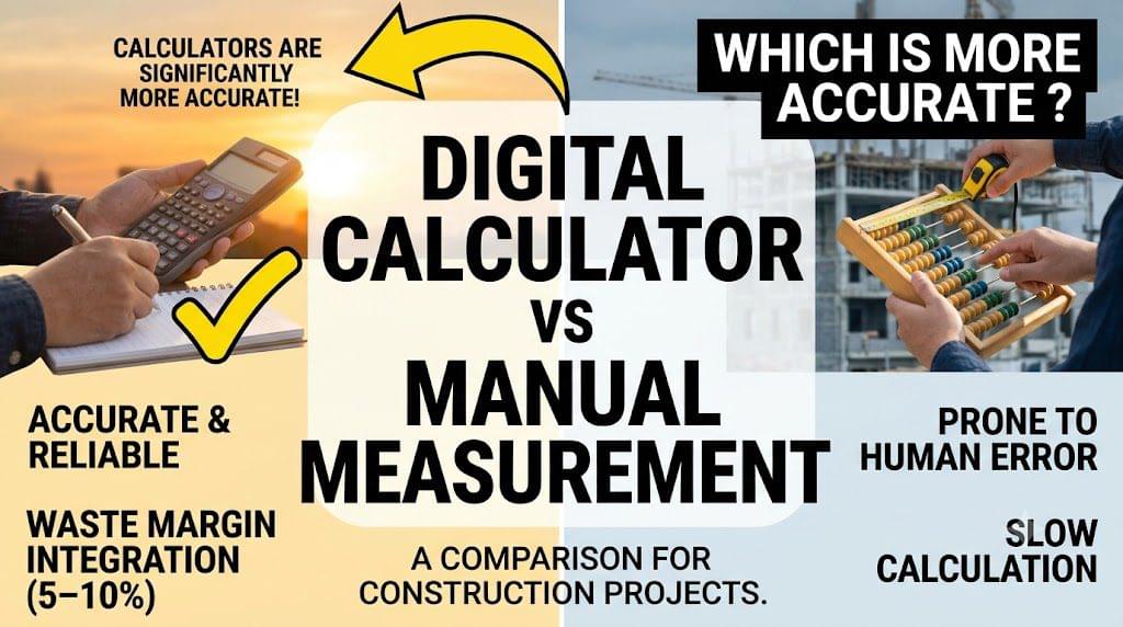which is accurate Concrete volume calculator vs manual measurement